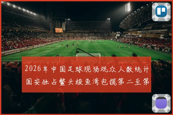 2026年中国足球现场观众人数统计国安独占鳌头梭鱼湾包揽第二至第七位